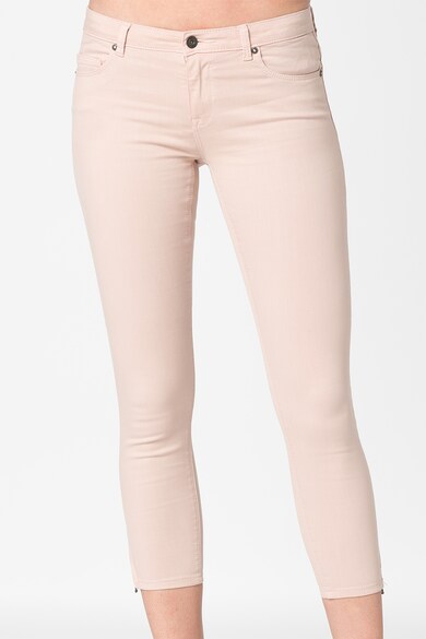 Only Pantaloni crop skinny cu slituri cu fermoar Serena Femei