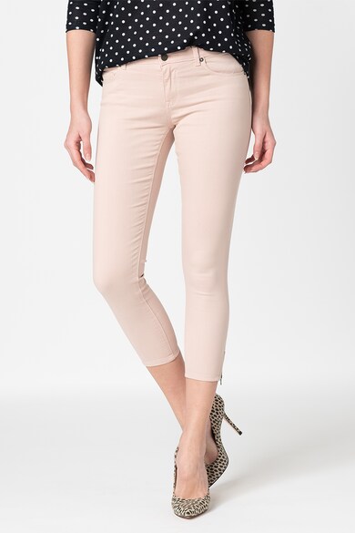 Only Pantaloni crop skinny cu slituri cu fermoar Serena Femei