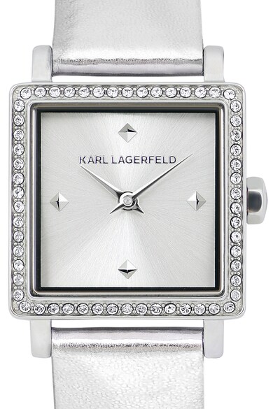 Karl Lagerfeld Ceas analog decorat cu cristale Swarovski Femei