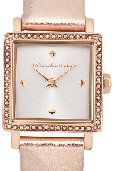 Karl Lagerfeld Ceas analog decorat cu cristale Swarovski Femei