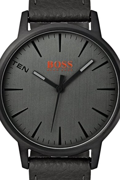 Hugo Boss Orange Ceas analog cu o curea de piele Barbati