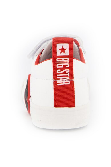 Big Star Pantofi sport de piele ecologica, cu aplicatie logo cauciucata Fete