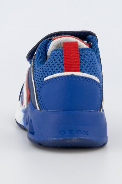 Geox Pantofi sport cu velcro si insertii de plasa Dakin Fete
