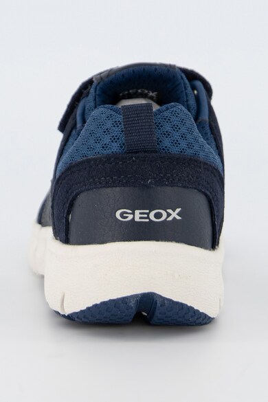 Geox Pantofi sport cu garnituri de piele intoarsa si piele Flexyper Fete