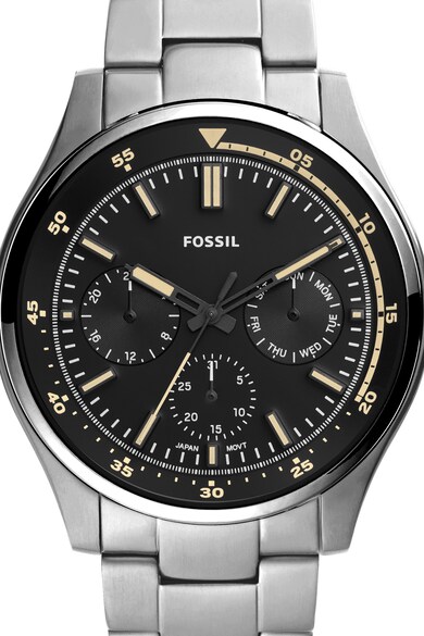 Fossil Мултифункционален часовник с метална верижка Мъже