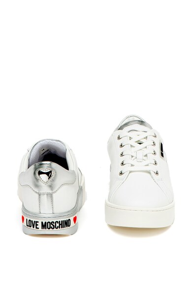 Love Moschino Pantofi sport flatform de piele si piele ecologica Femei