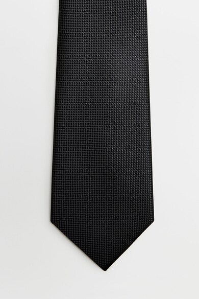 Mango Cravata din satin cu aspect texturat Barbati