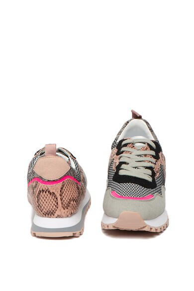 Liu Jo Pantofi sport cu platforma wedge ascunsa si detalii animal print Wonder Femei