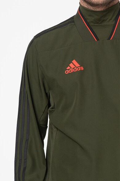 adidas Performance Bluza cu segmente cu captuseala din fleece, pentru fotbal Barbati