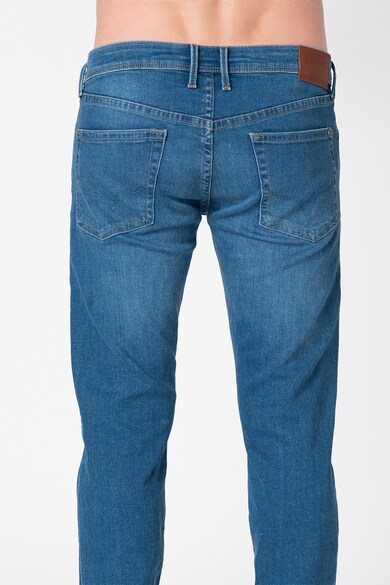 Pepe Jeans London Blugi slim fit cu aspect decolorat Hatch Barbati