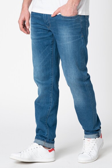 Pepe Jeans London Blugi slim fit cu aspect decolorat Hatch Barbati