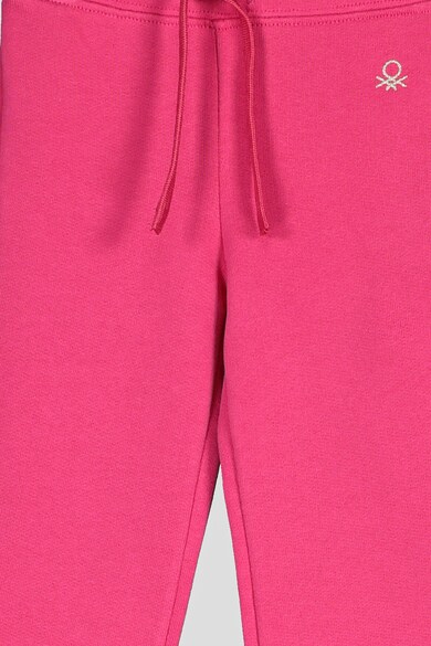 United Colors of Benetton Pantaloni sport cu logo discret Fete