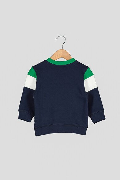 United Colors of Benetton Bluza sport cu insertii din material teddy Baieti