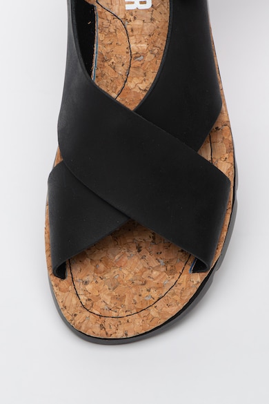 Camper Sandale din piele cu inchidere velcro Oruga Femei