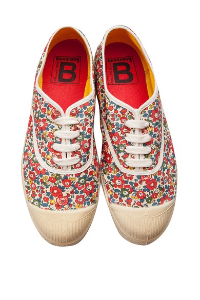 Bensimon Tenisi cu aplicatie cap-toe si model floral Femei