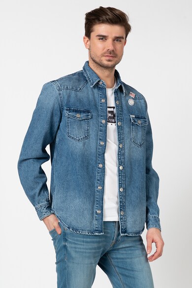 GUESS JEANS Camasa regular fit de denim Barbati