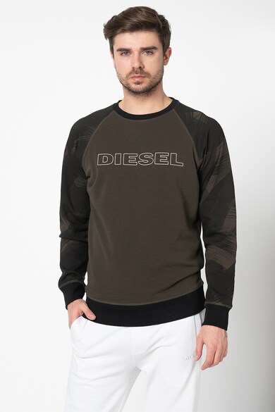 Diesel Bluza sport de casa, cu imprimeu logo Max Barbati