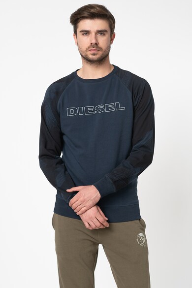 Diesel Bluza sport de casa, cu imprimeu logo Max Barbati