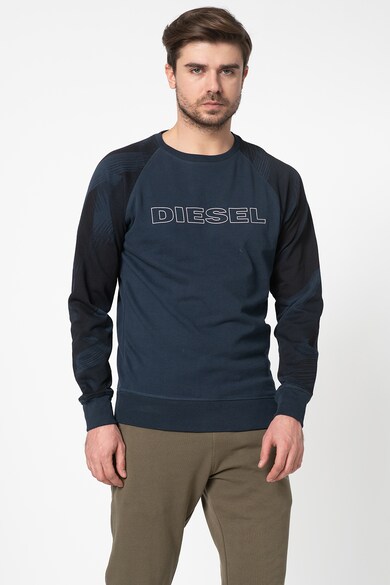 Diesel Bluza sport de casa, cu imprimeu logo Max Barbati