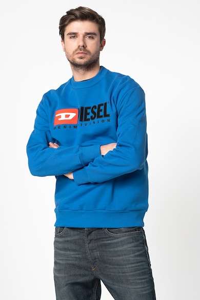 Diesel Bluza sport cu logo brodat S-Crew-Division Barbati