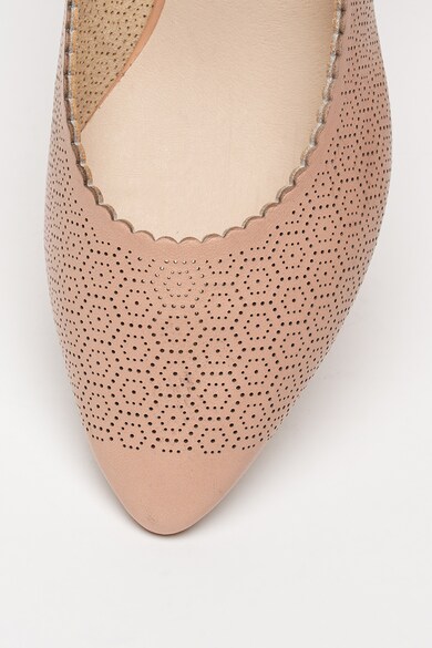 Caprice Pantofi slingback din piele ecologica cu aspect perforat Femei