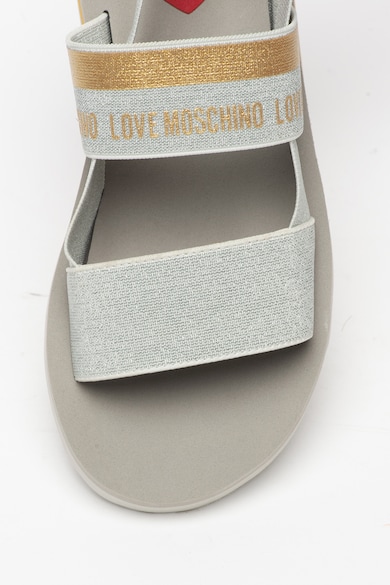 Love Moschino Sandale cu detaliu logo Femei