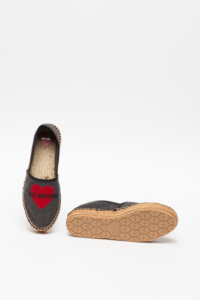 Love Moschino Espadrile slip-on cu detaliu logo Femei