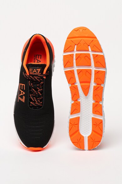 EA7 Pantofi sport cu insertii de piele ecologica si plasa Barbati