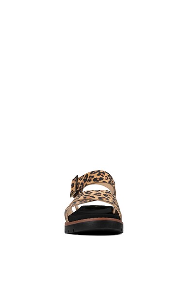 Clarks Sandale de piele intoarsa cu imprimeu leopard Orinoco Femei