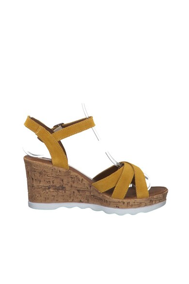 s.Oliver Sandale wedge de piele Femei