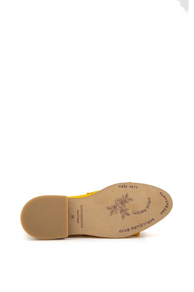 Scotch & Soda Pantofi loafer din piele intoarsa cu detalii cu franjuri Loel Femei