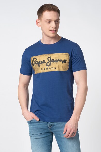 Pepe Jeans London Tricou slim fit cu imprimeu logo Charing Barbati