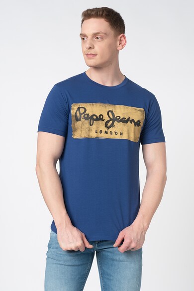 Pepe Jeans London Tricou slim fit cu imprimeu logo Charing Barbati