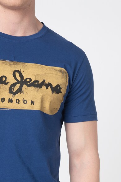 Pepe Jeans London Tricou slim fit cu imprimeu logo Charing Barbati