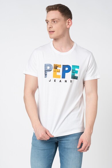 Pepe Jeans London Tricou cu imprimeu logo Edison Barbati