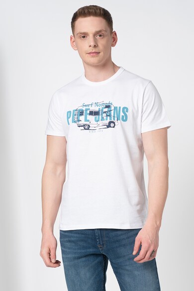 Pepe Jeans London Tricou cu imprimeu logo A Barbati