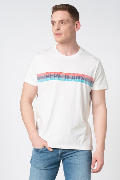 Pepe Jeans London Tricou regular fit cu imprimeu logo Marke Barbati