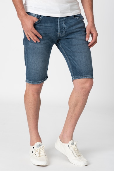 Pepe Jeans London Pantaloni scurti din denim cu aspect decolorat Barbati