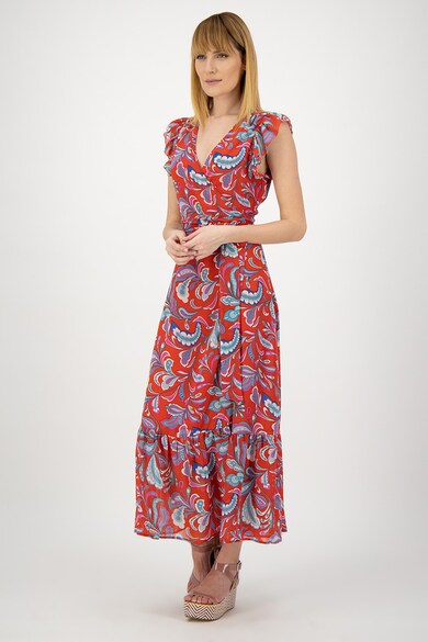 Pepe Jeans London Rochie petrecuta cu imprimeu floral Miren Femei