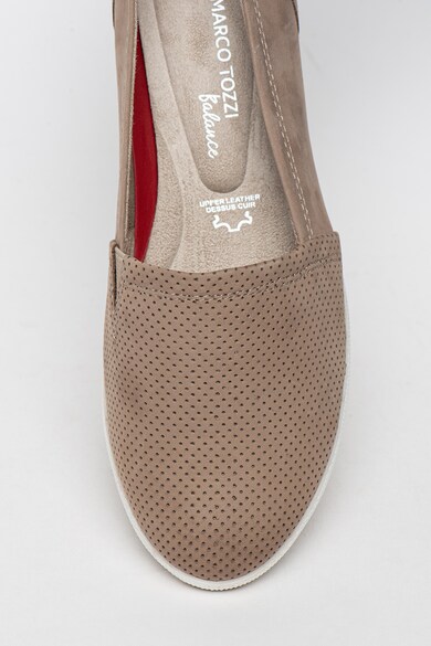 Marco Tozzi Pantofi loafer de piele nabuc Femei