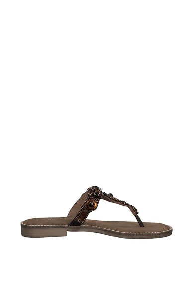 Marco Tozzi Papuci flip-flop de piele Femei