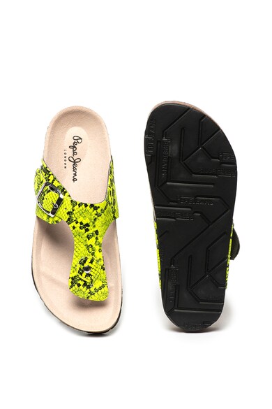 Pepe Jeans London Slapi cu aspect de piele de crocodil Fete