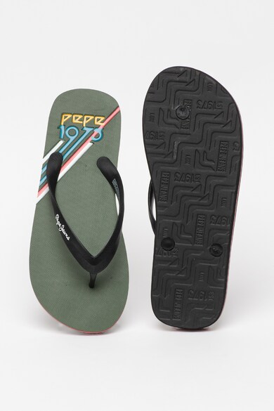 Pepe Jeans London Papuci flip-flop cu detaliu logo Whale Archive Barbati