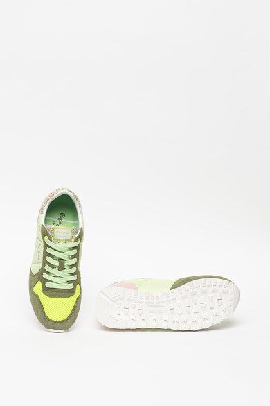Pepe Jeans London Pantofi sport cu model colorblock si garnituri stralucitoare Verona Femei