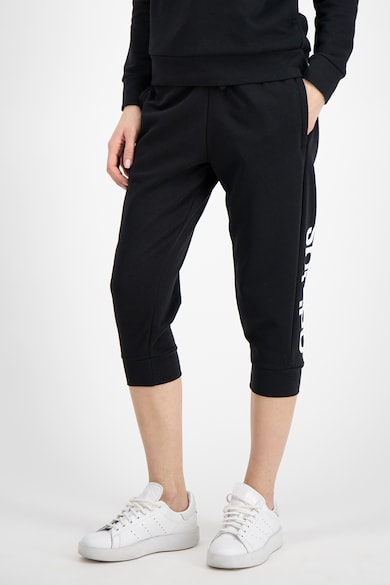 adidas Performance Pantaloni trei sferturi cu imprimeu logo Femei