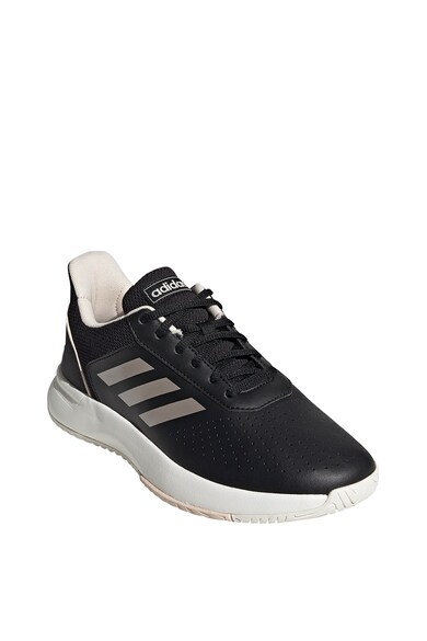 adidas Performance Pantofi sport de piele peliculizata Courtsmash Femei