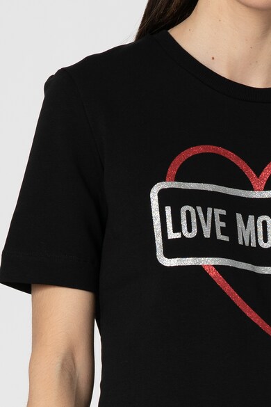 Love Moschino Rochie sport cu imprimeu logo stralucitor Femei