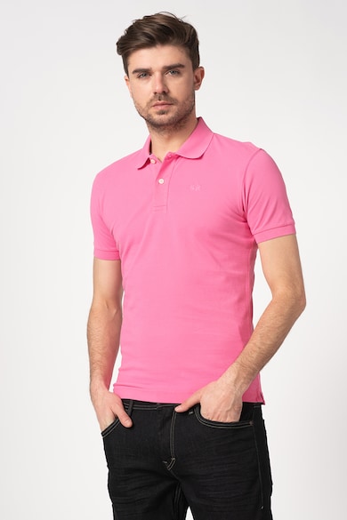 LA MARTINA Tricou polo slim fit cu broderie logo Barbati