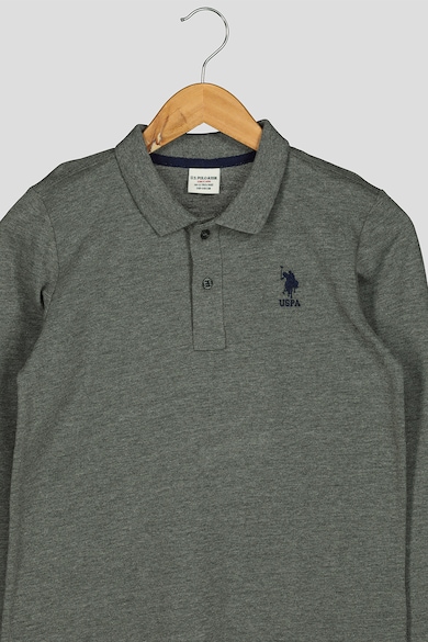 U.S. Polo Assn. Bluza polo cu aspect pique Baieti