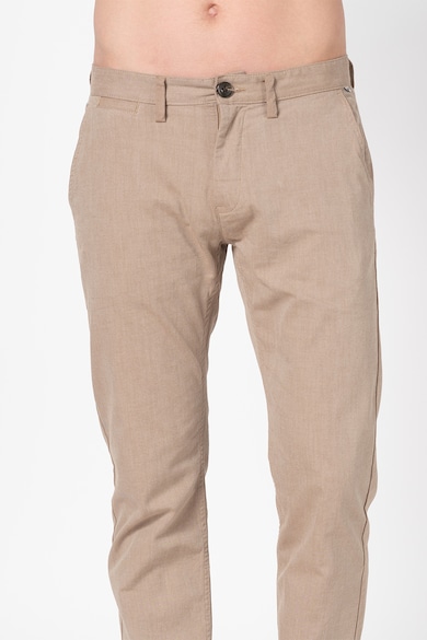 Tom Tailor Pantaloni chino cu croiala conica si buzunare oblice Barbati